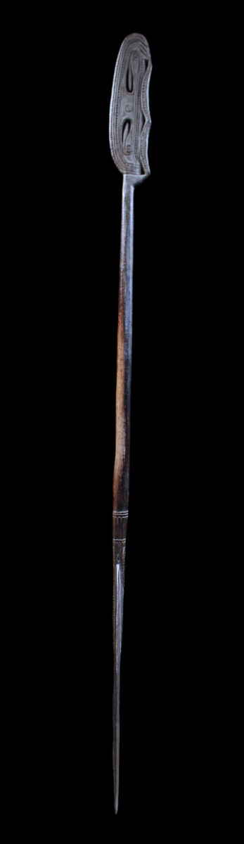 Sepik River Paddle, Papua New Guinea, Oceanic Art, Tribal Art, Oceania, 167 Cm-photo-2