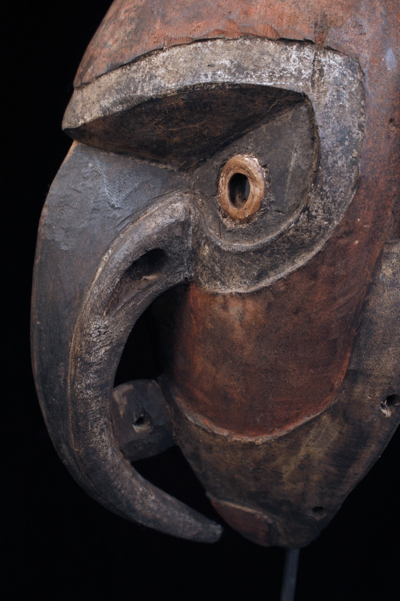 Masque Brag, Art Océanien, Art Tribal, Sculpture, Art Premier, Papouasie Nouvelle Guinée, 48 cm-photo-3