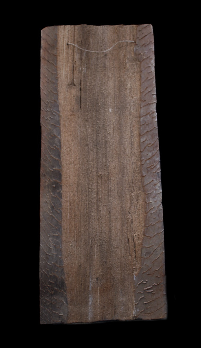 Painted Bark, Blackwater, Primitive Art, Oceanic Art, Tribal Art, Bark Painting, 89 Cm-photo-3