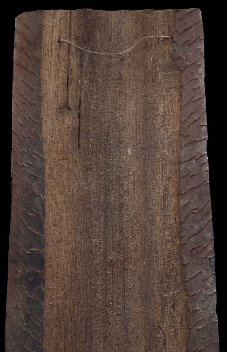 Painted Bark, Blackwater, Primitive Art, Oceanic Art, Tribal Art, Bark Painting, 89 Cm-photo-4