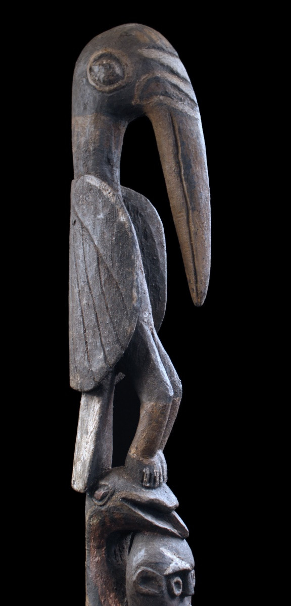 Figure de culte Kwoma, Papouasie Nouvelle Guinée, Art Océanien, Art Premier, Sculpture, 145 cm-photo-3