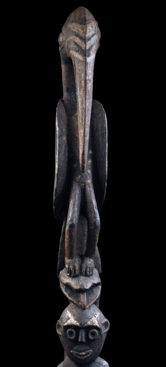 Figure de culte Kwoma, Papouasie Nouvelle Guinée, Art Océanien, Art Premier, Sculpture, 145 cm-photo-1