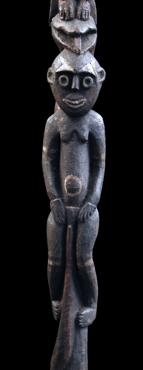 Figure de culte Kwoma, Papouasie Nouvelle Guinée, Art Océanien, Art Premier, Sculpture, 145 cm-photo-2