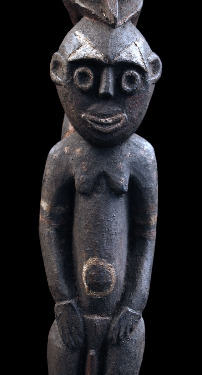 Figure de culte Kwoma, Papouasie Nouvelle Guinée, Art Océanien, Art Premier, Sculpture, 145 cm-photo-3