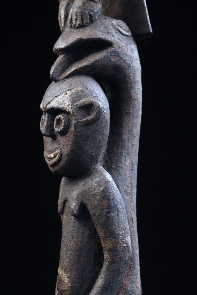 Figure de culte Kwoma, Papouasie Nouvelle Guinée, Art Océanien, Art Premier, Sculpture, 145 cm-photo-5