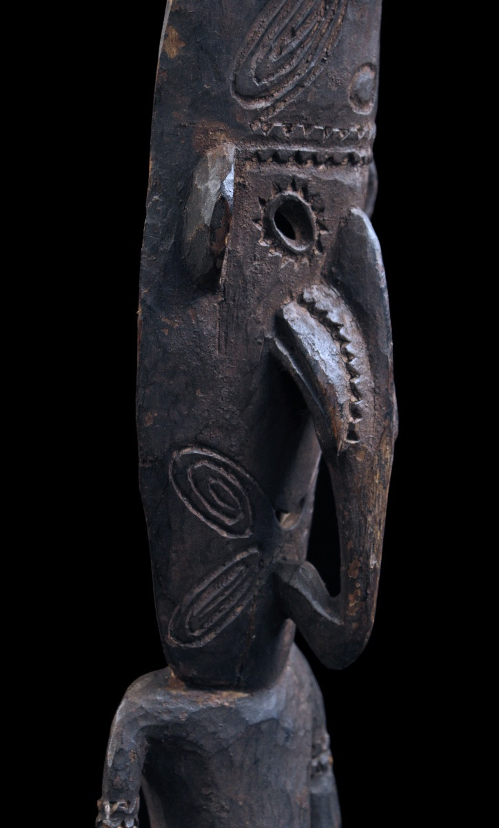Statue des lacs Murik, art océanien, art tribal, sculpture, Océanie, Pacifique, 60 cm-photo-3
