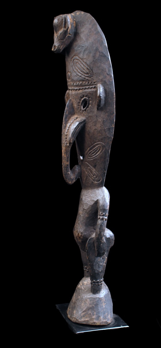 Statue des lacs Murik, art océanien, art tribal, sculpture, Océanie, Pacifique, 60 cm-photo-6