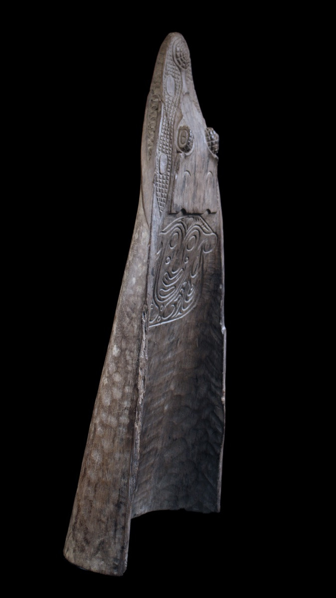 Proue De Pirogue, Papouasie Nouvelle Guinée, Océanie, Art Premier, Art Océanien, 76 cm-photo-2