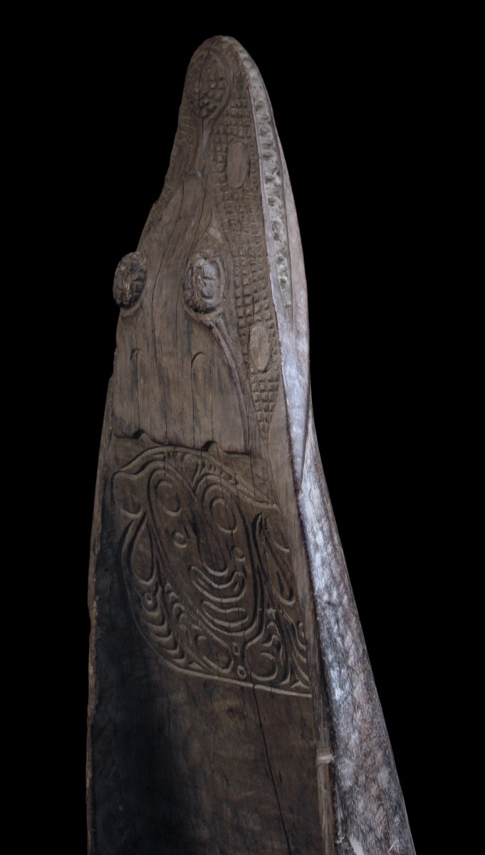 Proue De Pirogue, Papouasie Nouvelle Guinée, Océanie, Art Premier, Art Océanien, 76 cm-photo-5
