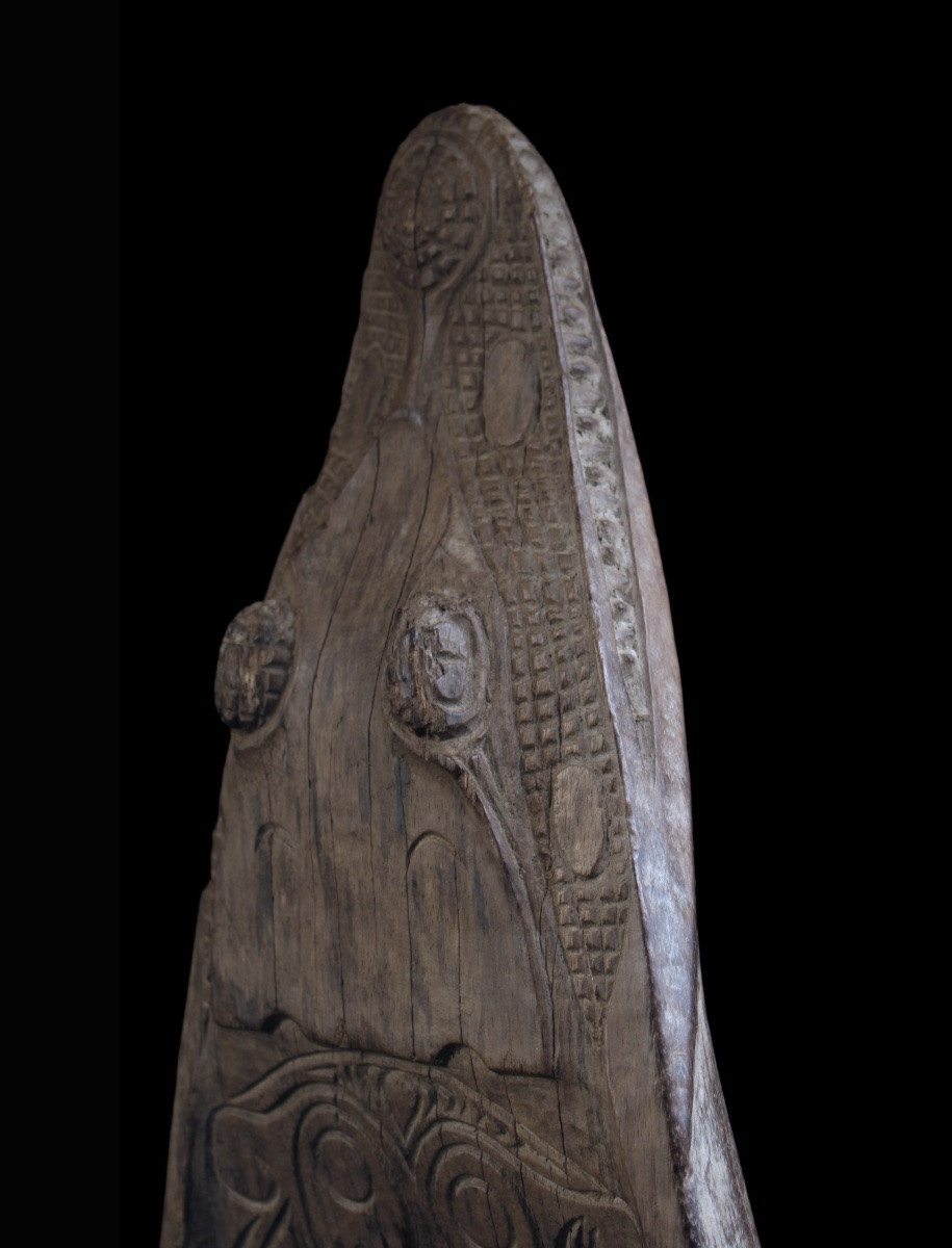 Proue De Pirogue, Papouasie Nouvelle Guinée, Océanie, Art Premier, Art Océanien, 76 cm-photo-6
