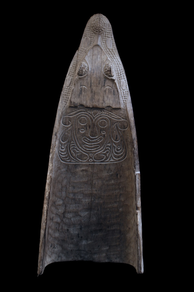 Proue De Pirogue, Papouasie Nouvelle Guinée, Océanie, Art Premier, Art Océanien, 76 cm