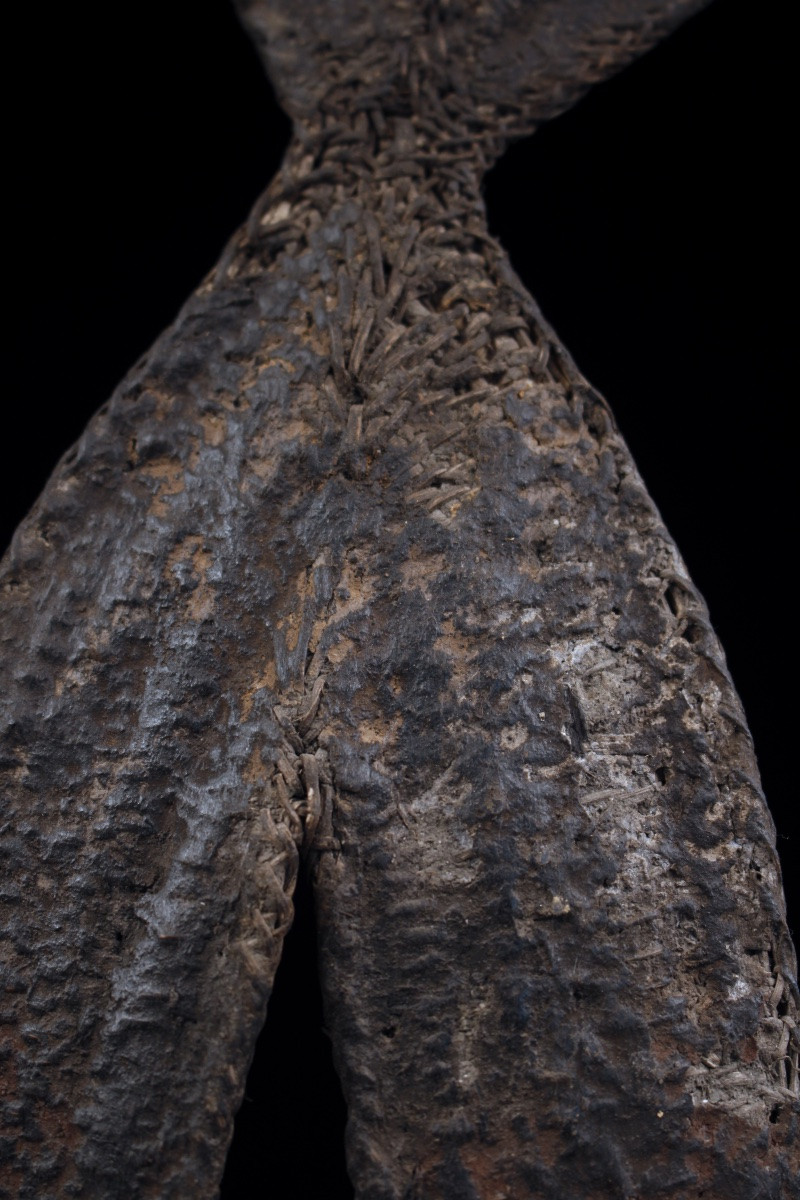 Masque à Igname, Masque, Océanie, Art Premier, Art Océanien, Art Tribal, Vannerie, 52 cm-photo-3