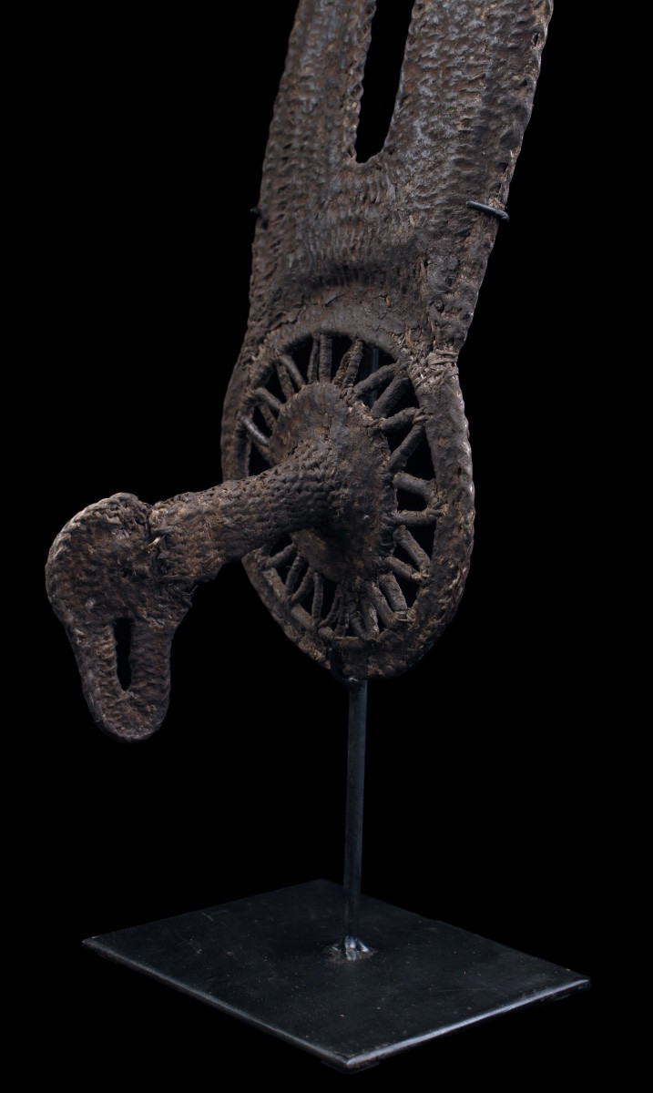 Masque à Igname, Masque, Océanie, Art Premier, Art Océanien, Art Tribal, Vannerie, 52 cm-photo-6