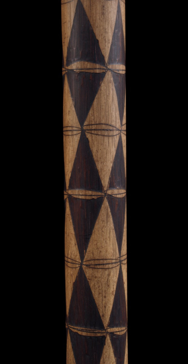 Flûte En Bambou, Instrument Traditionnel, Art Tribal, Art Océanien, Vanuatu, Océanie, 67 cm-photo-3