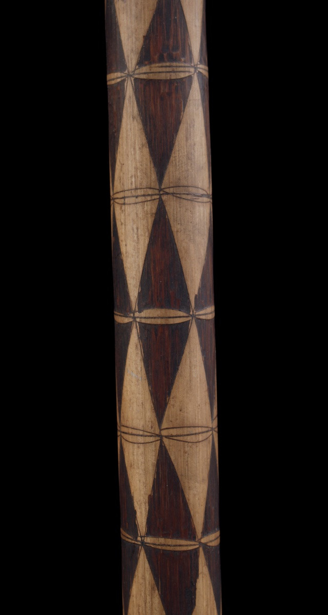 Flûte En Bambou, Instrument Traditionnel, Art Tribal, Art Océanien, Vanuatu, Océanie, 67 cm-photo-3