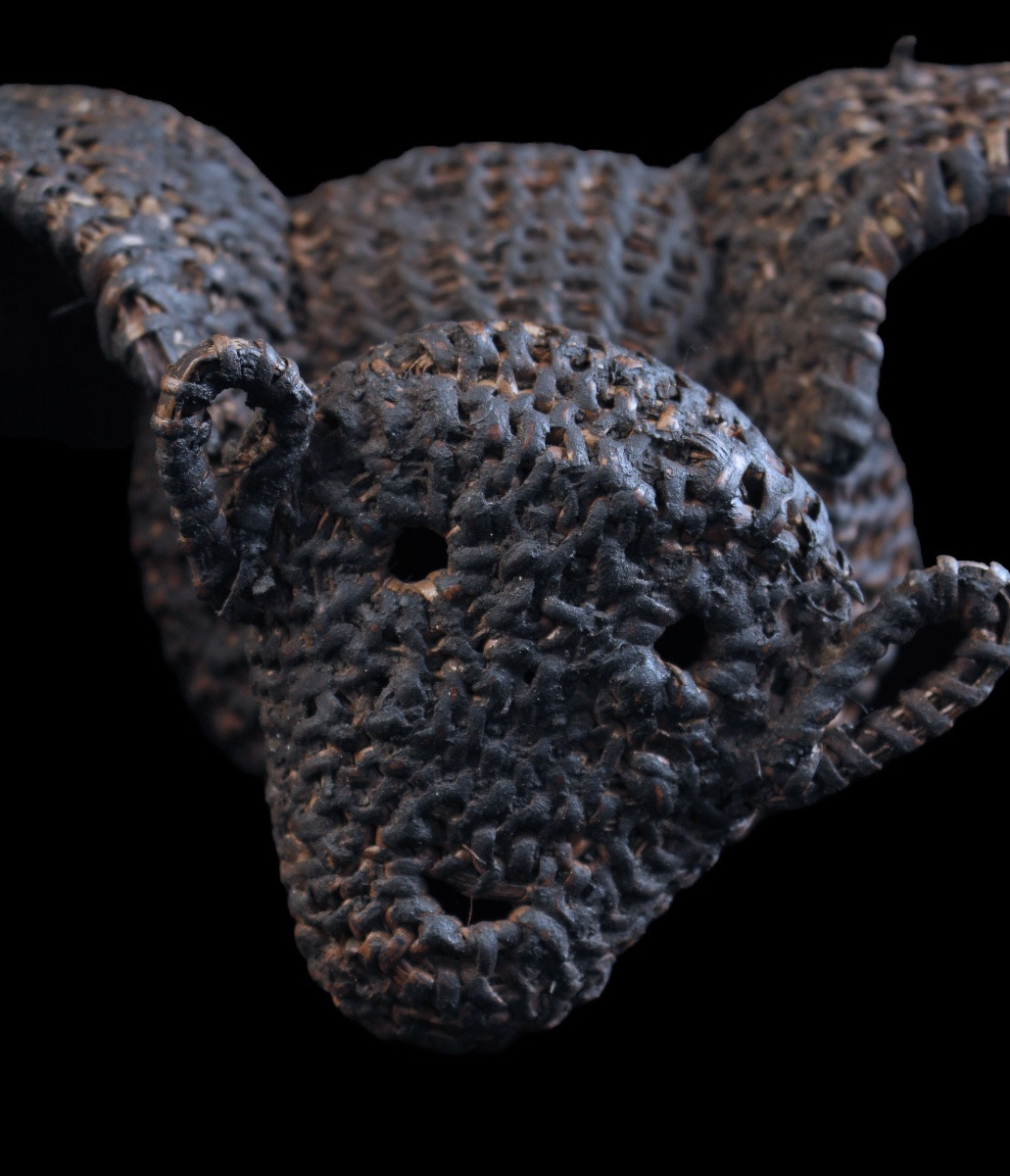 Bat, Tribal Art, Oceanic Art, Papua New Guinea, Oceania, Flying Fox, 49 Cm-photo-1