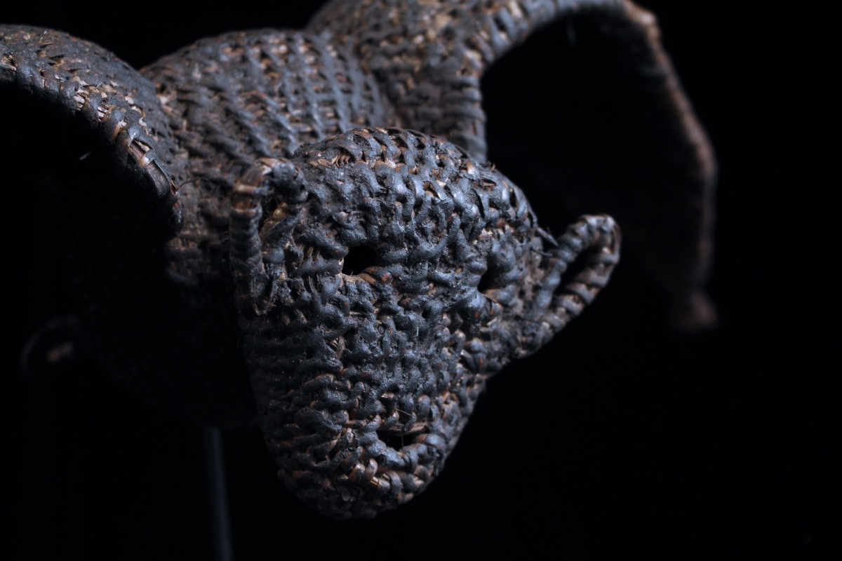 Bat, Tribal Art, Oceanic Art, Papua New Guinea, Oceania, Flying Fox, 49 Cm-photo-2