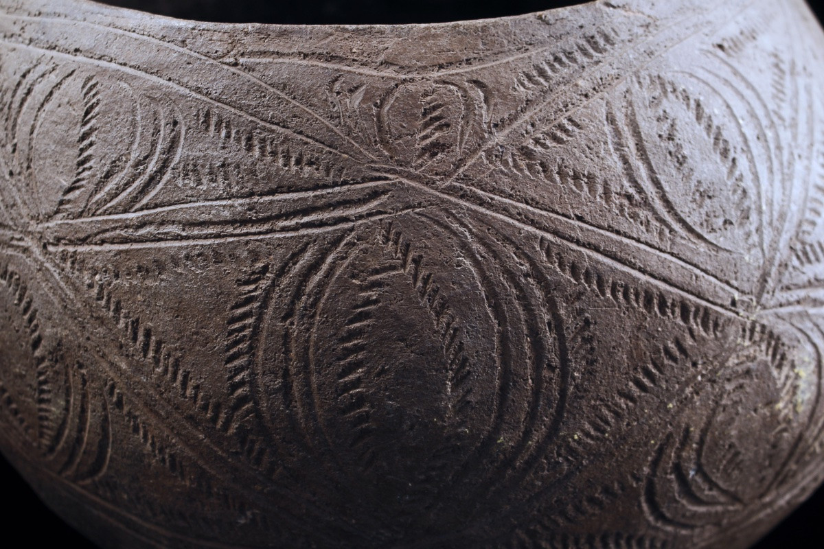 Poterie usuelle, Papouasie Nouvelle Guinée, Océanie, Art Premier, Art Océanien, Lapita, 33 cm-photo-2