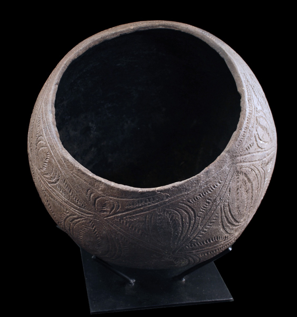 Poterie usuelle, Papouasie Nouvelle Guinée, Océanie, Art Premier, Art Océanien, Lapita, 33 cm-photo-3