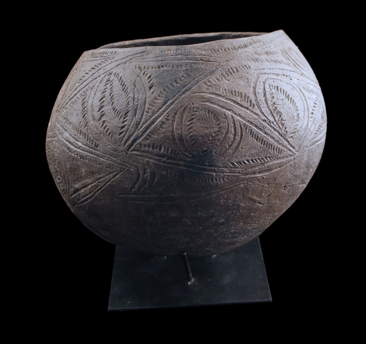 Poterie usuelle, Papouasie Nouvelle Guinée, Océanie, Art Premier, Art Océanien, Lapita, 33 cm-photo-3