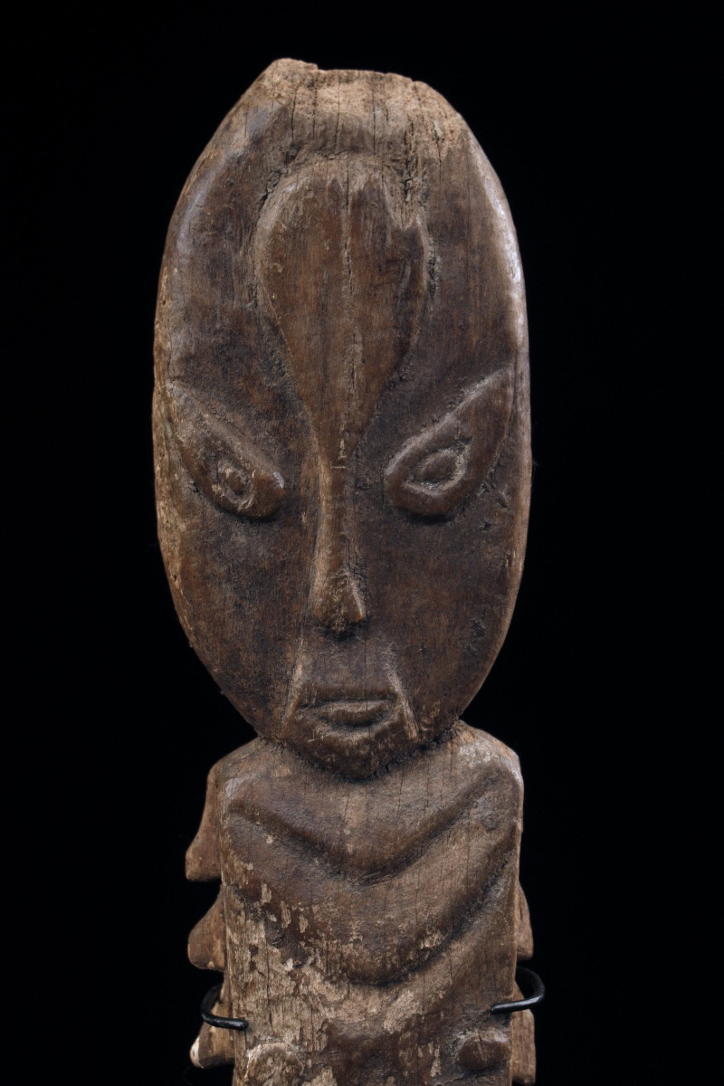 Figure de culte, Papouasie Nouvelle Guinée, Art Océanien, Art Premier, Art Tribal, 80 cm-photo-2