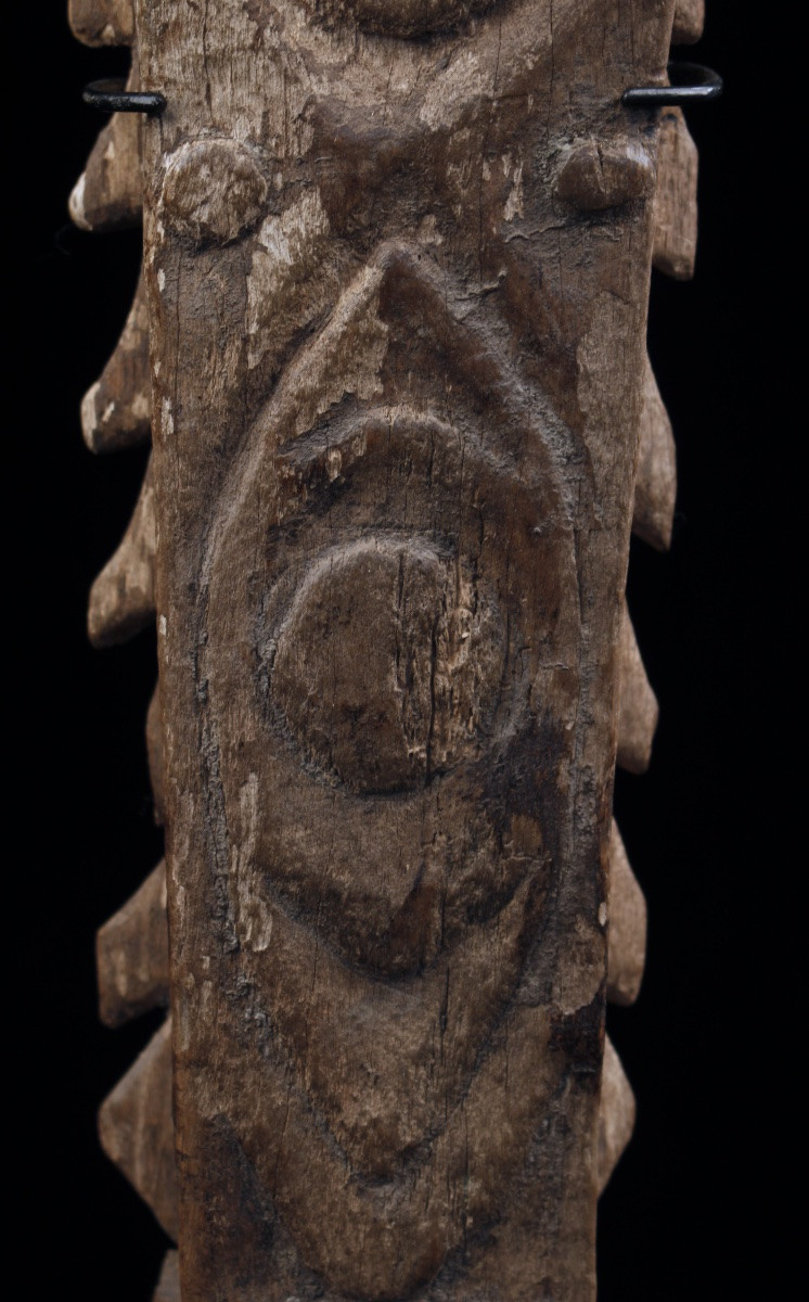 Figure de culte, Papouasie Nouvelle Guinée, Art Océanien, Art Premier, Art Tribal, 80 cm-photo-3