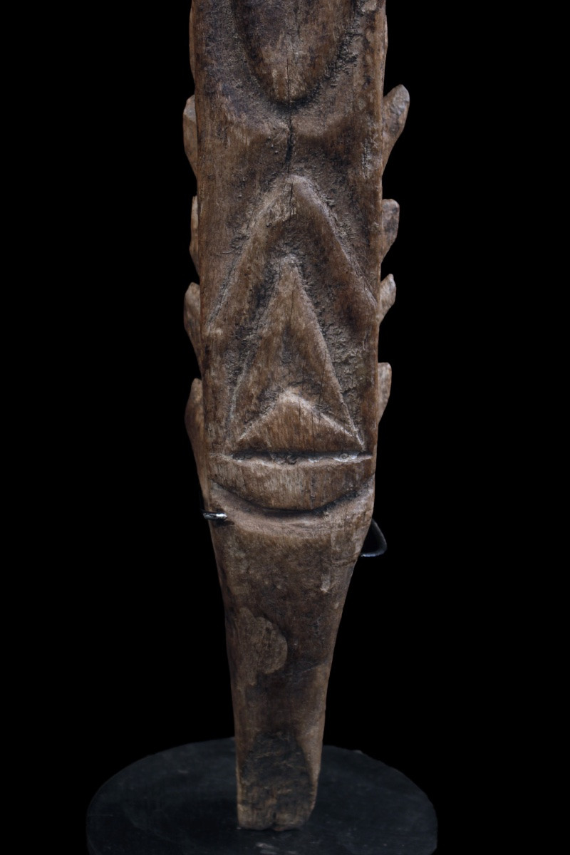 Figure de culte, Papouasie Nouvelle Guinée, Art Océanien, Art Premier, Art Tribal, 80 cm-photo-4