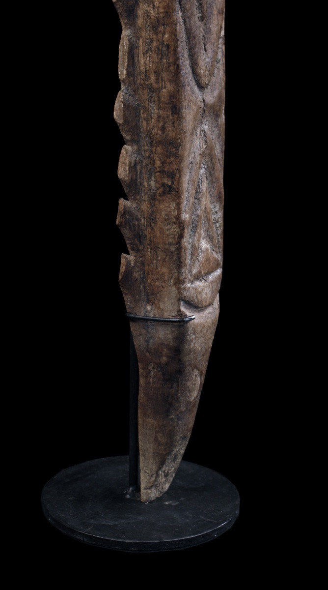 Figure de culte, Papouasie Nouvelle Guinée, Art Océanien, Art Premier, Art Tribal, 80 cm-photo-3