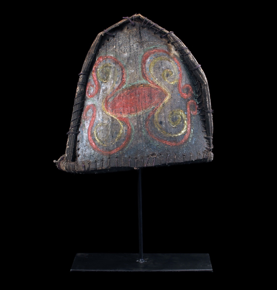 Dance Headdress, Tribal Art, Oceanic Art, Oceania, Traditional Art, Approx. 26 X 27 X 12 Cm-photo-4