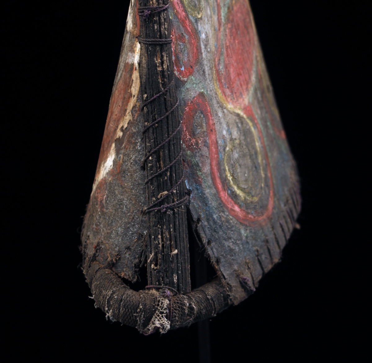 Dance Headdress, Tribal Art, Oceanic Art, Oceania, Traditional Art, Approx. 26 X 27 X 12 Cm-photo-8