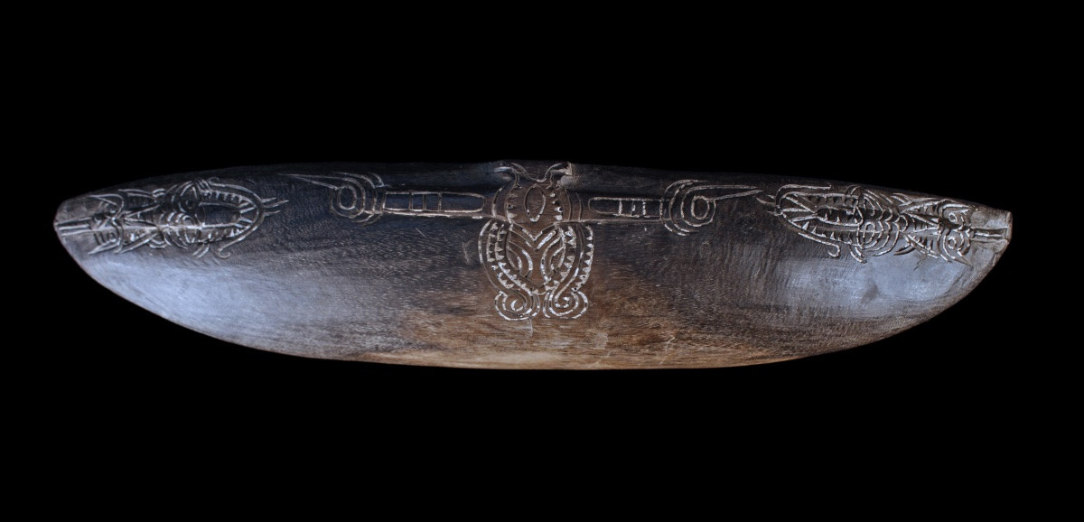 Plat Siassi, Art Océanien, Art Tribal, Papouasie Nouvelle Guinée, Art Du Pacifique, 74 cm-photo-3