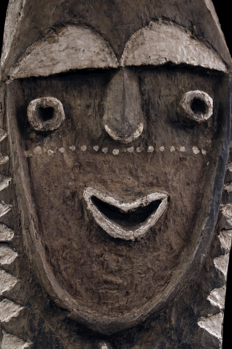 Figure de culte Minja, Papouasie Nouvelle Guinée, Art Océanien, Art Premier, Art Tribal, 89 cm-photo-2