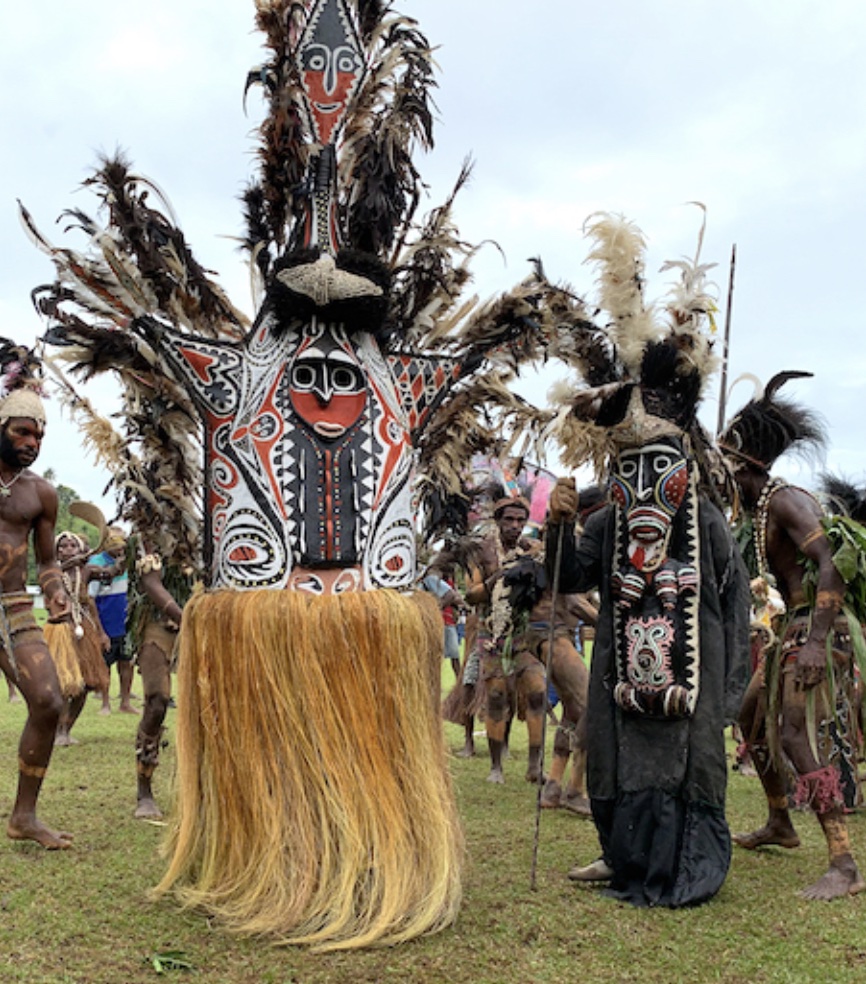 Figure de culte Minja, Papouasie Nouvelle Guinée, Art Océanien, Art Premier, Art Tribal, 89 cm-photo-2