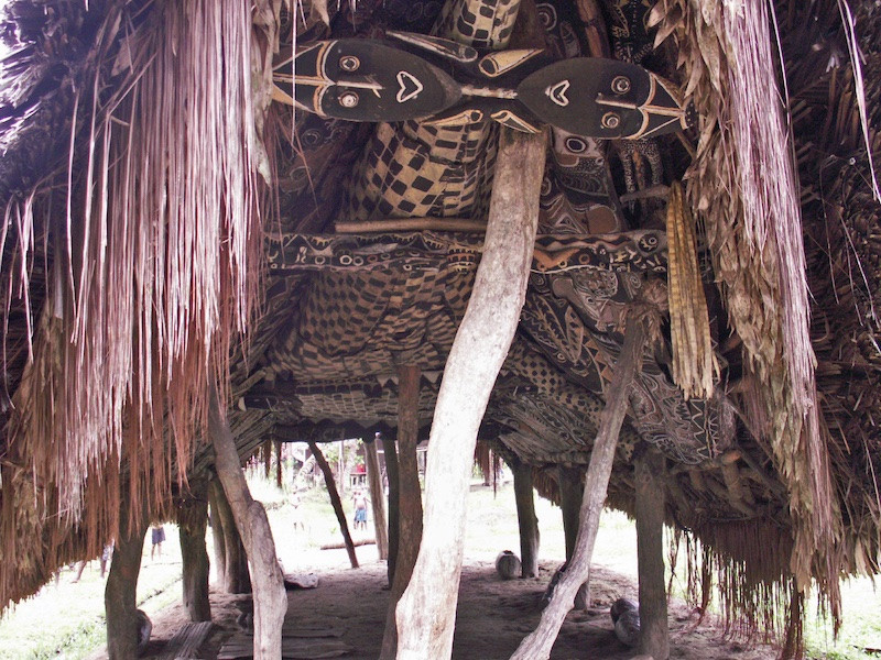 Figure de culte Minja, Papouasie Nouvelle Guinée, Art Océanien, Art Premier, Art Tribal, 89 cm-photo-4