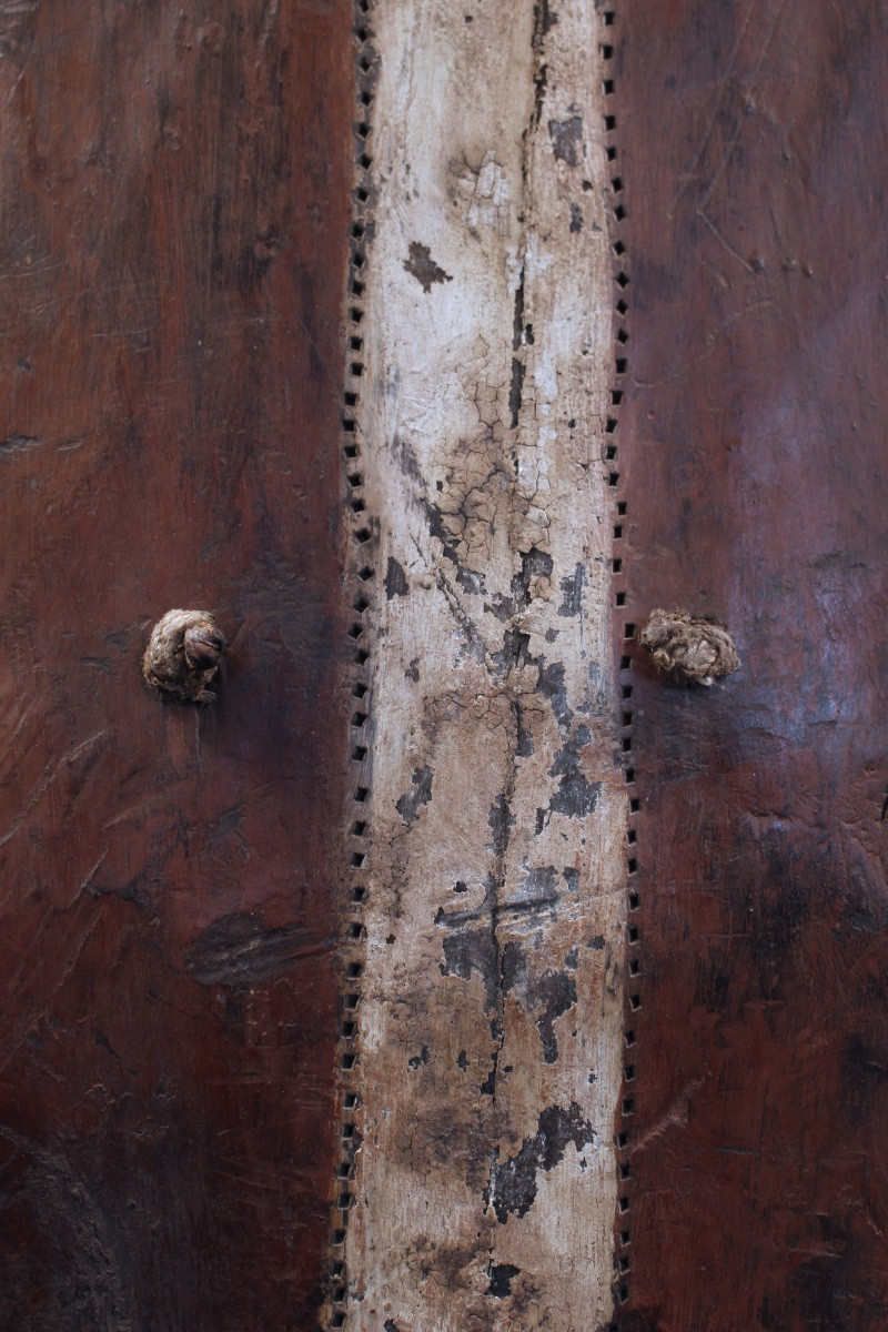 Bouclier, Papouasie Nouvelle Guinée, Océanie, Art Premier, Art Océanien, Art Tribal, 110 cm-photo-1