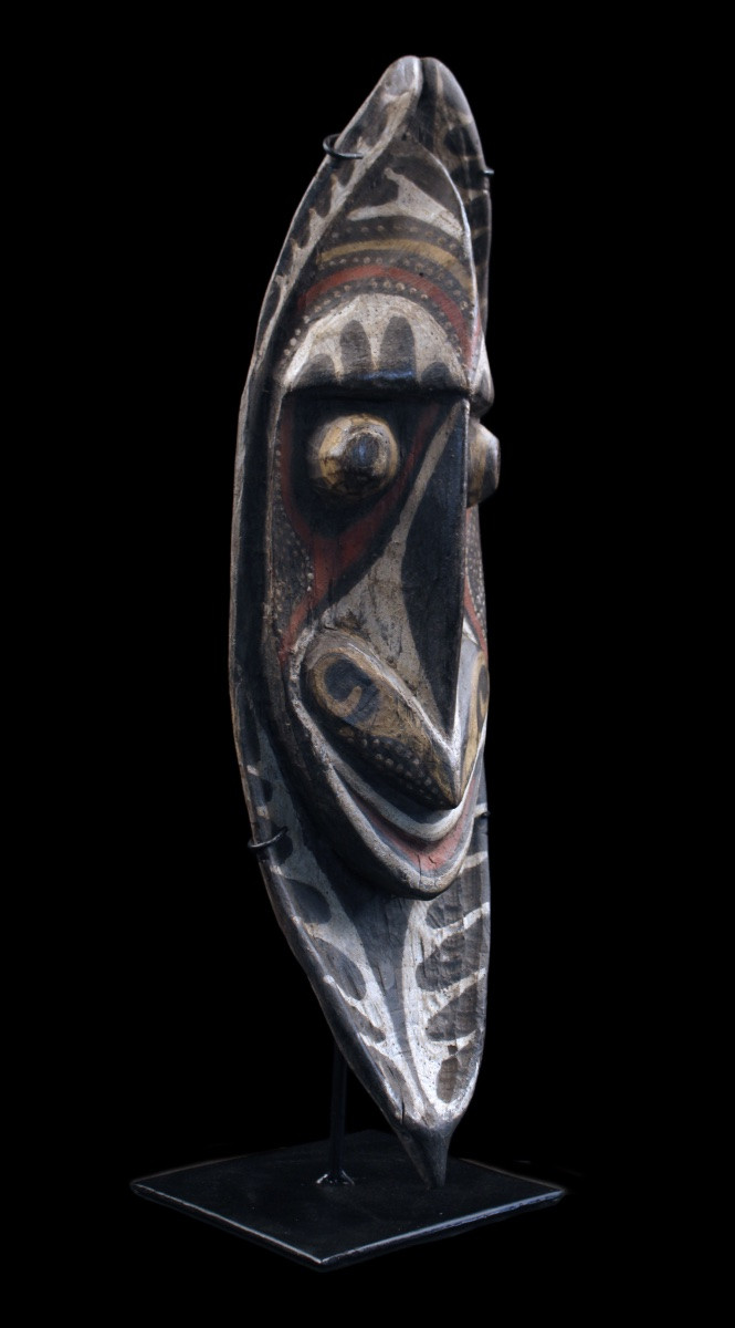 Figure de culte Minja, Papouasie Nouvelle Guinée, Art Océanien, Art Premier, Art Tribal, 49 cm-photo-2