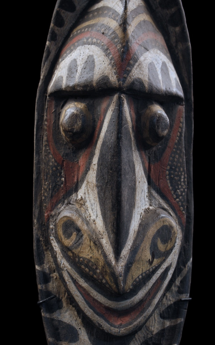 Figure de culte Minja, Papouasie Nouvelle Guinée, Art Océanien, Art Premier, Art Tribal, 49 cm-photo-2