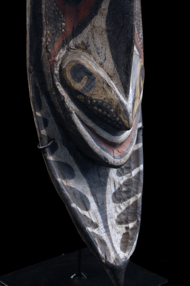 Figure de culte Minja, Papouasie Nouvelle Guinée, Art Océanien, Art Premier, Art Tribal, 49 cm-photo-6