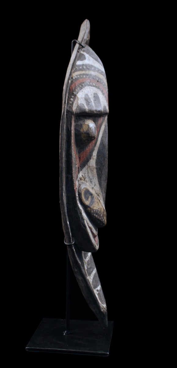 Figure de culte Minja, Papouasie Nouvelle Guinée, Art Océanien, Art Premier, Art Tribal, 49 cm-photo-7