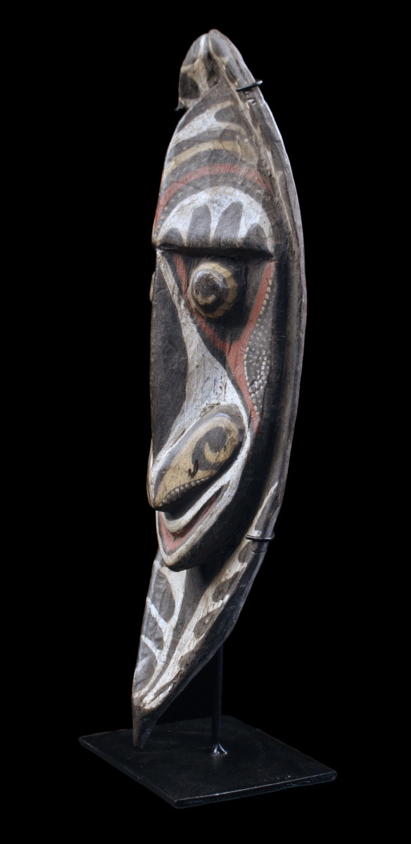 Figure de culte Minja, Papouasie Nouvelle Guinée, Art Océanien, Art Premier, Art Tribal, 49 cm-photo-8