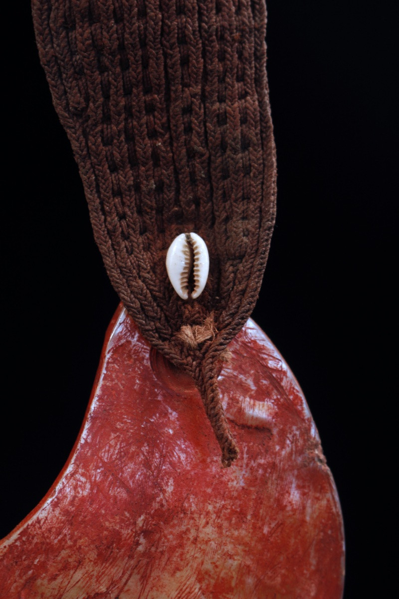 Monnaie d'échange, collier traditionnel, Art Premier, art tribal, Art Océanien, Kina, 43 cm-photo-3