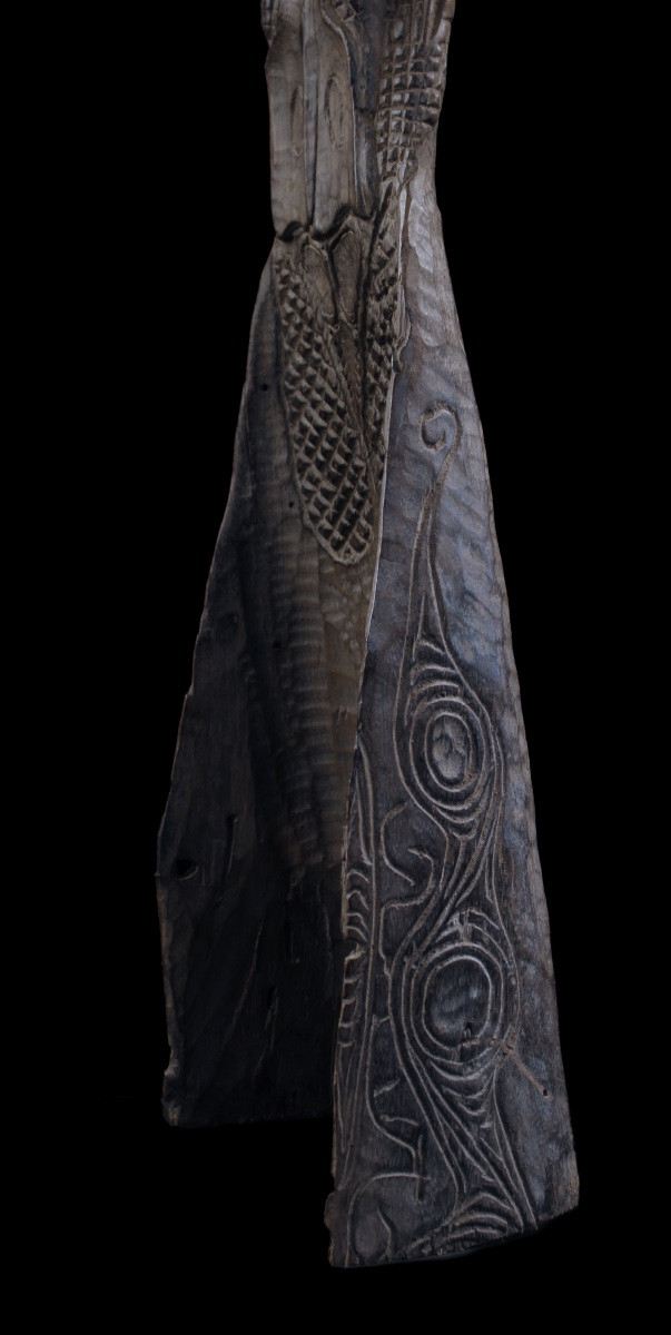 Canoe Prow, Papua New Guinea, Oceania, Tribal Art, Oceanic Art, 79 Cm-photo-6