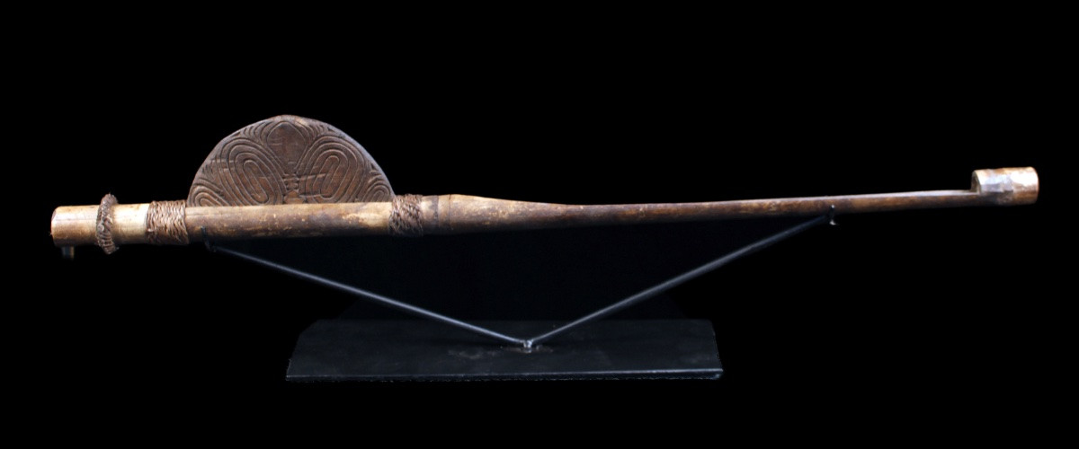  Spear Thrower, Tribal Art, Oceanic Art, Oceania, Papua New Guinea, Primitive Art, 68 Cm-photo-6