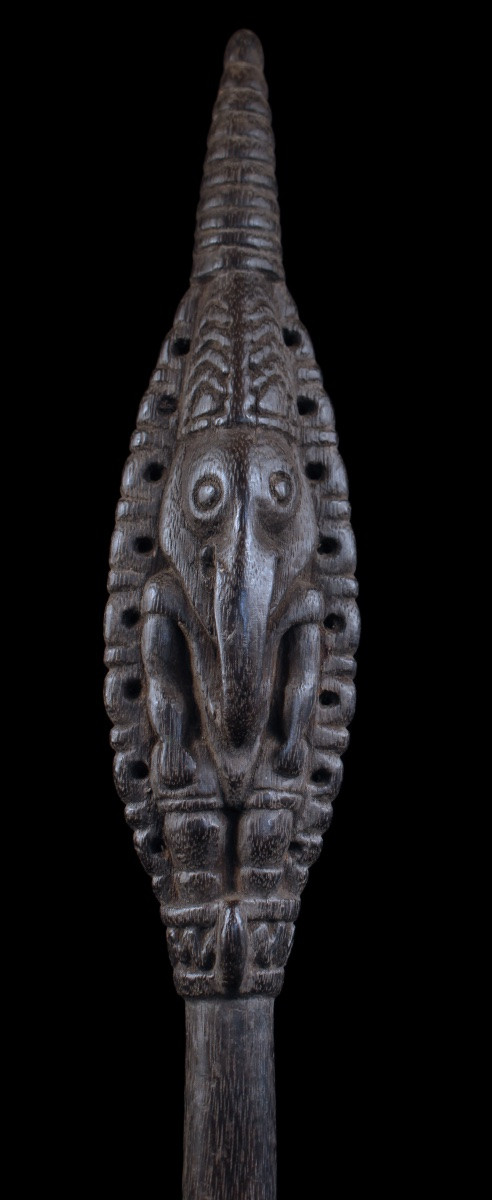 Fragment Of A Paddle, Sepik River, Primitive Art, Oceanic Art, Tribal Art, Oceania, 82 Cm-photo-4