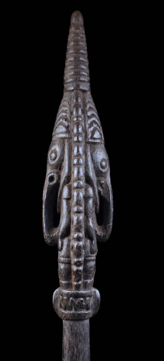 Fragment Of A Paddle, Sepik River, Primitive Art, Oceanic Art, Tribal Art, Oceania, 82 Cm-photo-6