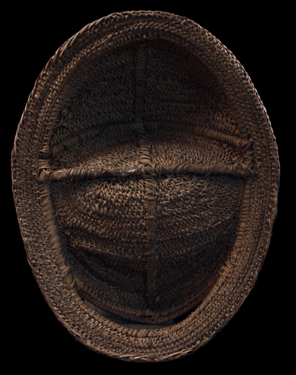 Pignon Mask, Tribal Art, Papua New Guinea, Oceanic Art, Basketry, 66 Cm-photo-5