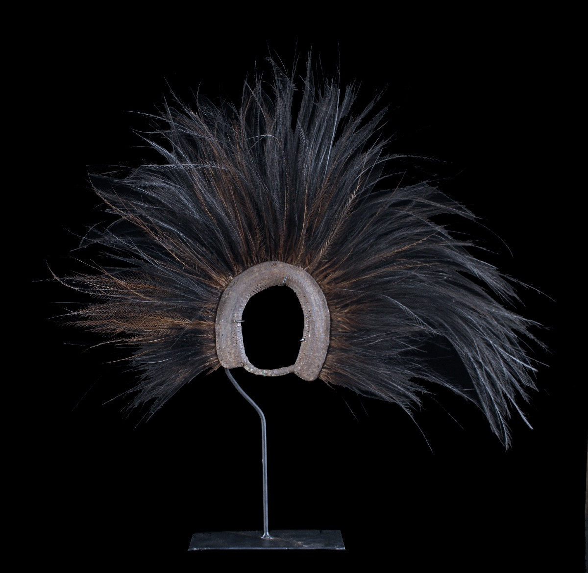 Coiffe de Danse, Art Tribal, Art Océanien, Océanie, costume traditionnel, Env. 55 x 40 cm