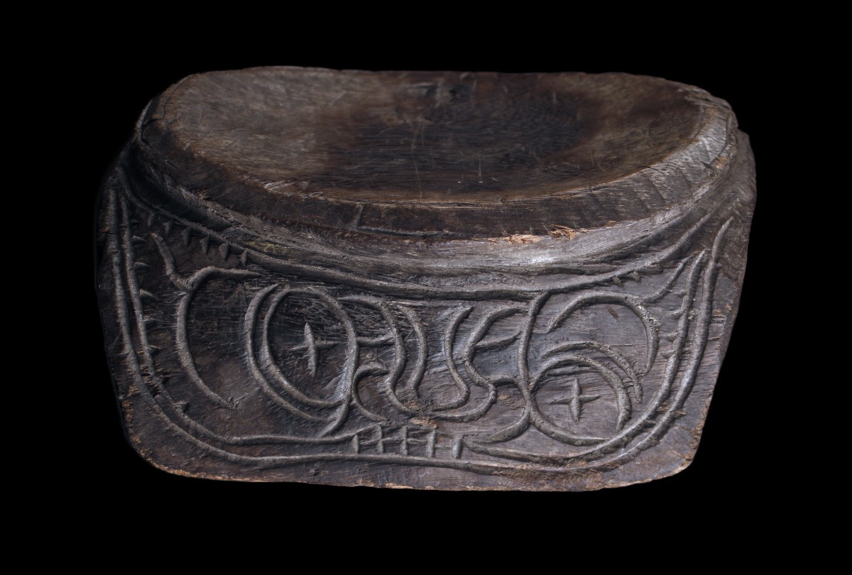 Repose Tête, Art Océanien, Art Tribal, Océanie, Objet Usuel, Art Traditionnel, Sculpture, 23 cm-photo-2