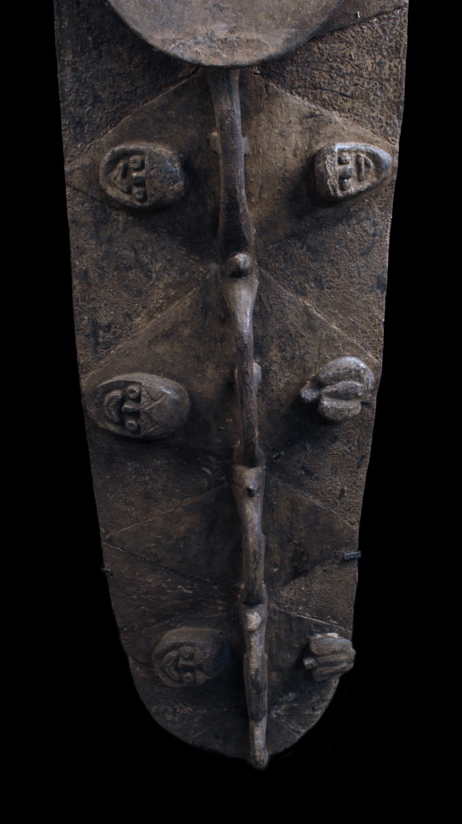 Figure De Culte Minja, Papouasie Nouvelle Guinée, Art Océanien, Art Premier, Art Tribal, 193 cm-photo-3
