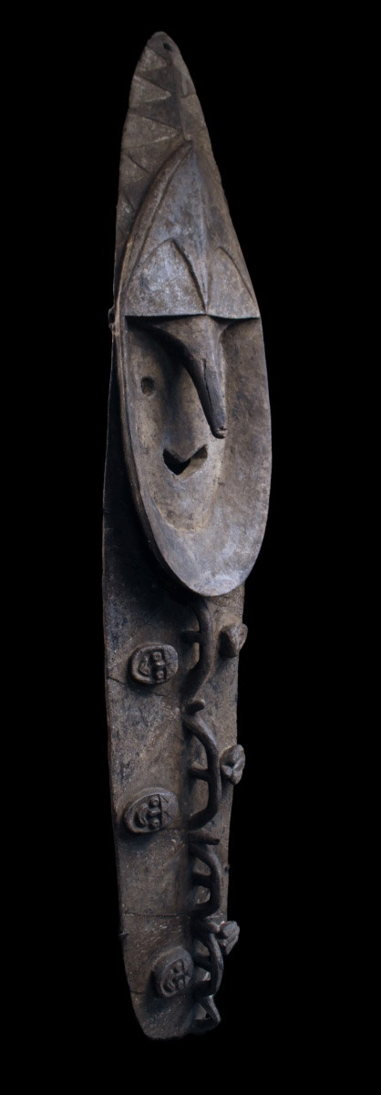 Figure De Culte Minja, Papouasie Nouvelle Guinée, Art Océanien, Art Premier, Art Tribal, 193 cm-photo-2